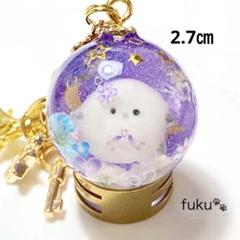 RUKURUKU/虹といちごとシマエナガ　蓄光　オルゴナイトキーホルダー RUKURUKU様専用/虹とうさぎ 蓄光 オルゴナイトキーホルダー