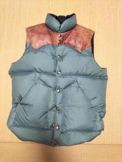 【極美品】BEAMS別注 Rocky Mountain ダウンベストリバーシブル Rocky Mountain Featherbed｜ロッキーマウンテンフェザーベッド