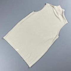 HERMES マルジェラ期 ハイネックニットカットソー ベージュ サイズL