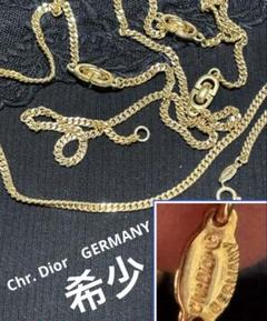 【かわごんさん専用】Dior Germany　ネックレスゴールドカラー Chr.Dior GERMANY ネックレス Christian Dior ゴールドカラー