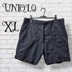 ◆美品◆UNIQLO　ユニクロ　ブラック ショートパンツ XL　シャカシャカ