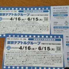 8月31日迄期間延長!!東京テアトルグループ映画鑑賞券二枚です