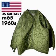 激レア 60年納品モノ 米軍実物 m65 キルティングライナー 中綿 ボタン有り