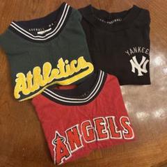 MLB Tシャツ　アスレチックス　エンゼルス　ヤンキース95 100 3枚セット