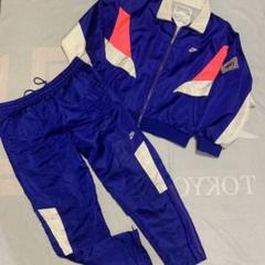90s　NIKEナイキ　トラックパンツ＆ジャケット セットアップ　Lサイズ　美品 90s NIKEナイキ トラックパンツ＆ジャケット セットアップ L