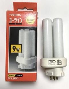 東芝 コンパクト蛍光灯 FDL9EX-L（9W・電球色）