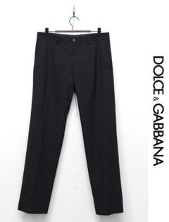 U313/DOLCE&GABBANA スラックス ストライプ 裾シングル 46