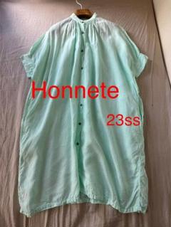 23ss Honnete オネット リネンワンピース - メルカリ