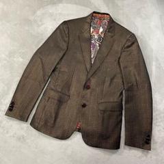 ETRO エトロ テーラードジャケット 柄 デザイン ドット 42 ETRO エトロ テーラードジャケット 柄 デザイン ドット 42