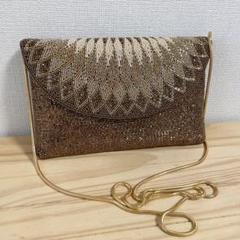 未使用　保管品　ルミーはしもと　高級ビーズバック　ショルダーバック　パーティ