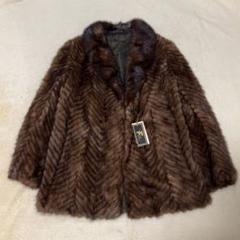 希少デザイン 毛皮 リアルファー ミンク パステルミンク 9号 Mサイズ 希少デザイン 毛皮 リアルファー ミンク パステルミンク 9号 Mサイズ