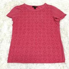 希少　LOUIS VUITTON レース　モノグラム　麻　レッド　tシャツ 希少 LOUIS VUITTON レース モノグラム 麻 レッド tシャツ