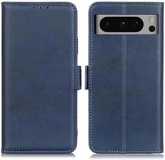 手帳型ケース GooglePixel8pro スマホカバー ネイビー カード収納