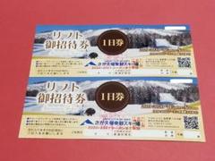 来シーズンも使用可能 さかえ倶楽部スキー場 リフト券 ペア