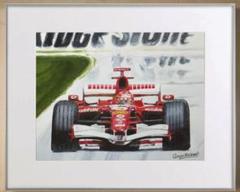 シューマッハ Long-awaited Victory Ferrari 水彩画 m38163666351_1.jpg?1678188773