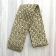 HERMES エルメス ニットタイ Hロゴ カーキ - メルカリ