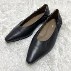 極美品 オデットエオディール フラットシューズ レザー ビブラムソール 24.5 極美品 オデットエオディール フラットシューズ レザー ビブラム