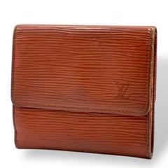 LOUIS VUITTON ルイヴィトン　エピ　折り財布　ポルト・モネビエカルト