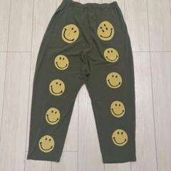 キャピタル KAPITAL スウェットパンツ カーキ スマイリー ニコ