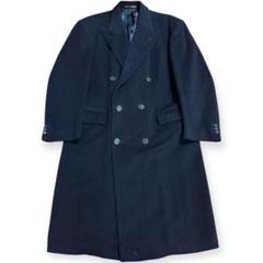 なんでも鑑定団よりも驚き！ Burberrys カシミヤ混ウール ネイビー ダブルチェスターコート ジャケット・アウター