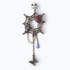 ANNA SUI ナイトメアビフォアクリスマス　ジャック　ピアス 即購入可】ピアス ナイトメアビフォアクリスマス ANNA SUI