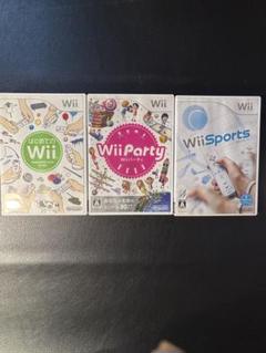 Wiiソフト3本セット はじめてのWii Wii Party