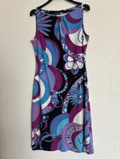 ■美品■ エミリオプッチ プッチ柄 フレンチ袖 ワンピース シルク38 楽天市場】エミリオプッチ Emilio Pucci レディース ワンピース