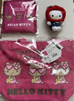 【HELLO KITTY 】トートバッグとエコバッグとぬいぐるみセット