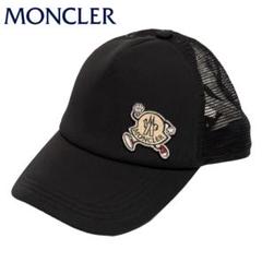 新品　MONCLER　モンクレール　メッシュキャップ　フェルトロゴパッチ帽子