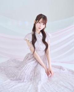 ロゼミューズpleats floral print dress pink