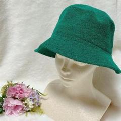 ✅バケハ レディース バケットハット グリーン 春夏 緑 グリーン シンプル
