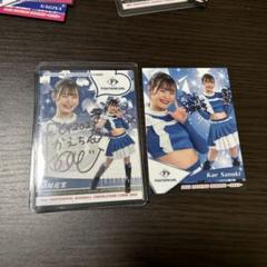 BBM チアリーダー FIGHTERS GIRL 讃岐花笑 直筆サインカード