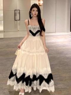 ロングAラインワンピース♡上品シックなデートパーティー用