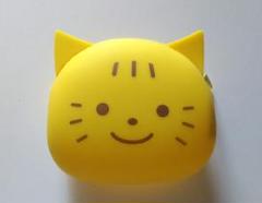 ねこ型シリコンポーチ 小物入れ