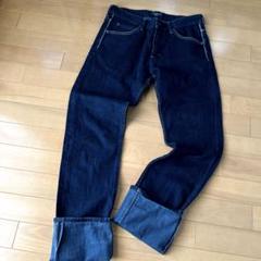 【新品】パラスパレス　タグ付　インディゴパンツ　サイズ２ 美品！ パラスパレス リネン インディゴ ワイドパンツ サイズ2