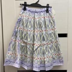 美品】希少 フランシュリッペ 台形ロングスカート ハニカム柄 M