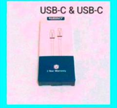 USB-C &USB-C 急速充電対応 充電器ケーブル データ転送 タイプC