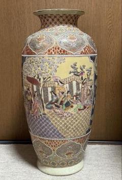 薩摩焼　金彩人物紋大瓶　特大　送料込み250527 薩摩焼 金彩人物紋大瓶 特大 送料込み250527 - メルカリ