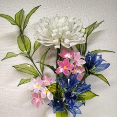 621 #ディップフラワー リンドウを作ってみました。#ディップ