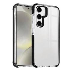 ◾︎ シズカウィル Galaxy S24 スマホ ケース カバー クリア 黒