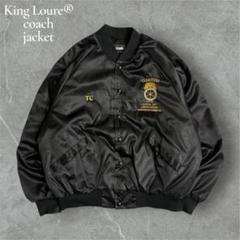 【King louie/キングルイ】企業ロゴ　デトロイトジャケット UFCW KING LOUIE PRO FIT 70年代 USA製 シングルライダース