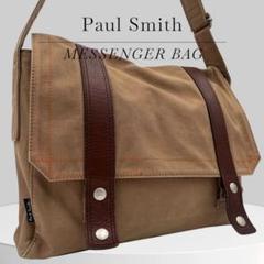 00s vintage Paul Smith レザー　メッセンジャーバッグ Paul Smith - Paul Smith ポールスミス メッセンジャーバッグ