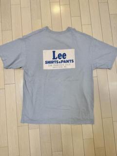 Lee グレー ベージュ Tシャツ バックプリント オーバーサイズ 古着