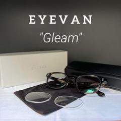 美品 EYEVAN Gleam OLB オリーブバンブー 替えレンズ付 日本製