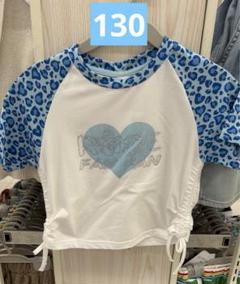 【最安値】バースデイ　ローズファンファン　ラグランハートTシャツ　130 ブルー
