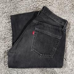 USA製 後染め サルファブラック Levi’s501 ブラックデニム ジーンズのサムネイル