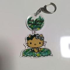 ハローキティ 水着 アクリルキーホルダー　日焼けキティキーホルダー