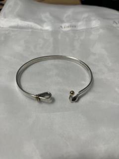 ☆SALE☆【TIFFANY&Co.】ラブノットコンビバングル946