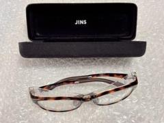 JINS メガネ 花粉症用　ケース付　眼鏡　ジンズ