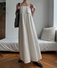 美品✴ ウィルフリー スクエアカラー 2way ノースリーブワンピース ブラック WILLFULLY（ウィルフリー）の「switching cotton lace 2piece OP